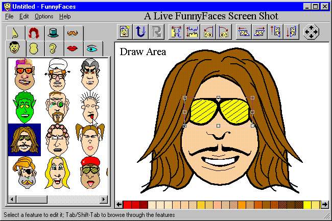 Funny Faces Screen Shot